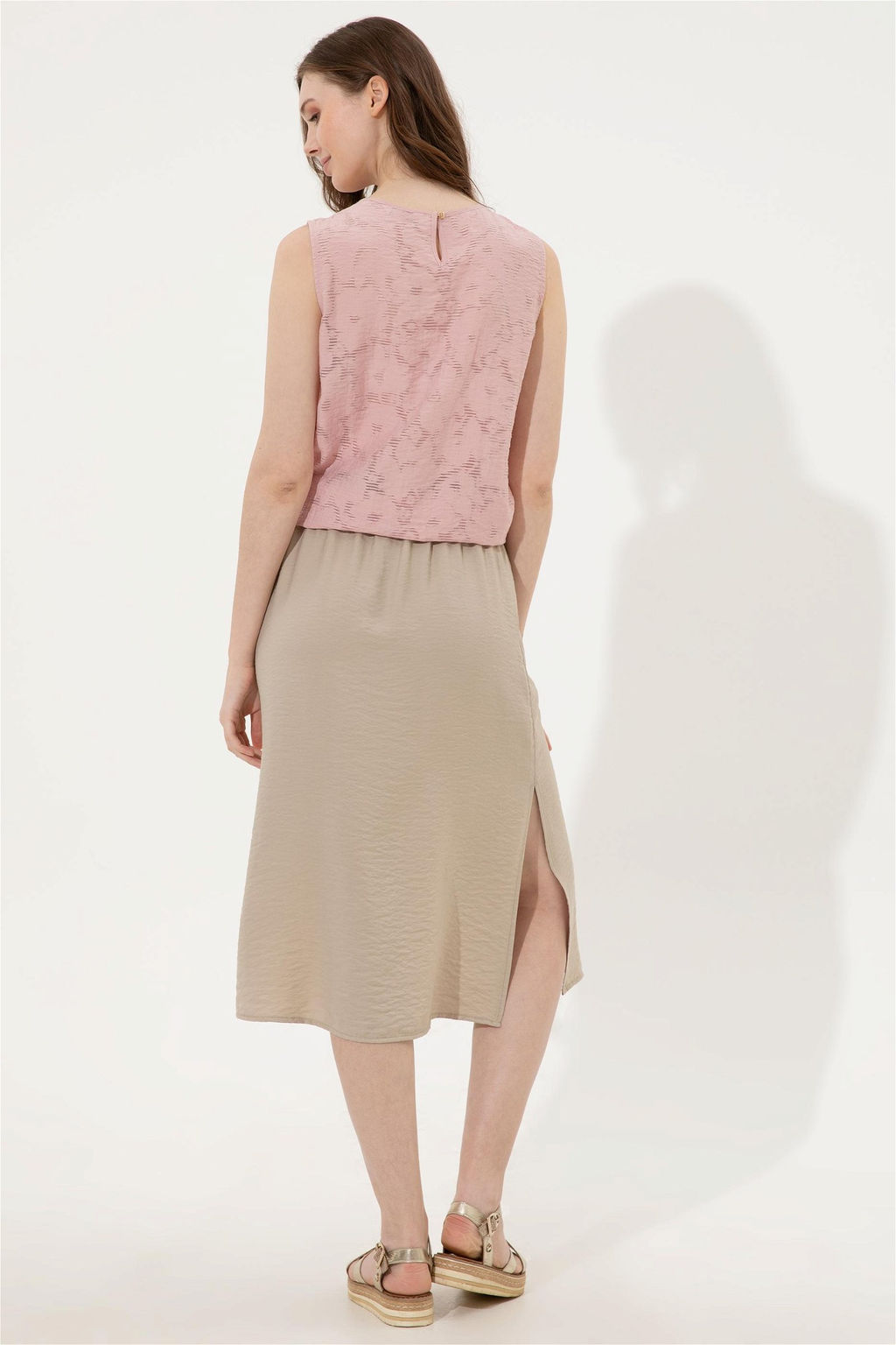 U. S. Polo Assn Женская тканая юбка цвета хаки - U.s. polo assn фото 9