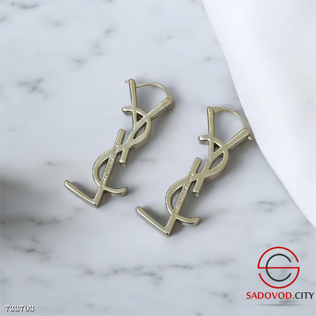 Серьги мед сплав женские