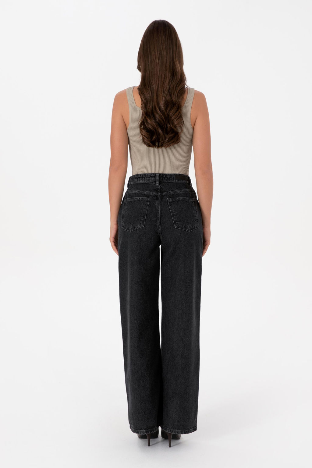 Kad_n Antrasit Loose Fit Jean Pantolon - U.s. polo assn фото 4