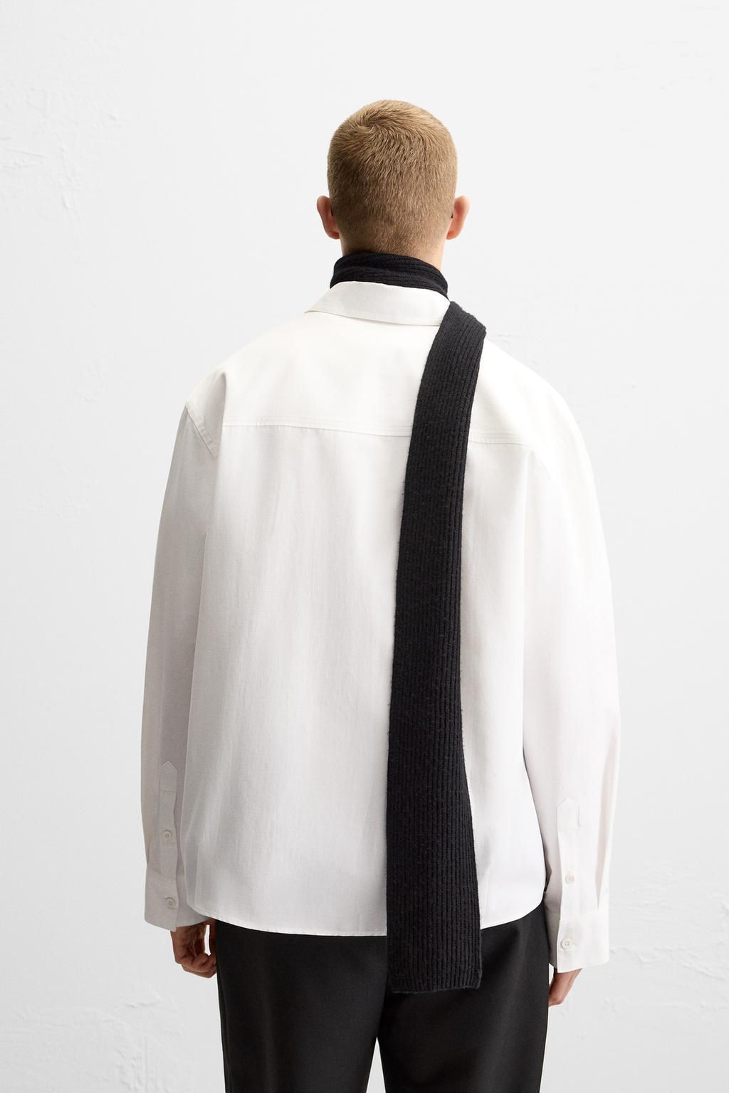 STRIPED SHIRT WITH POCKET - Zara фото 12