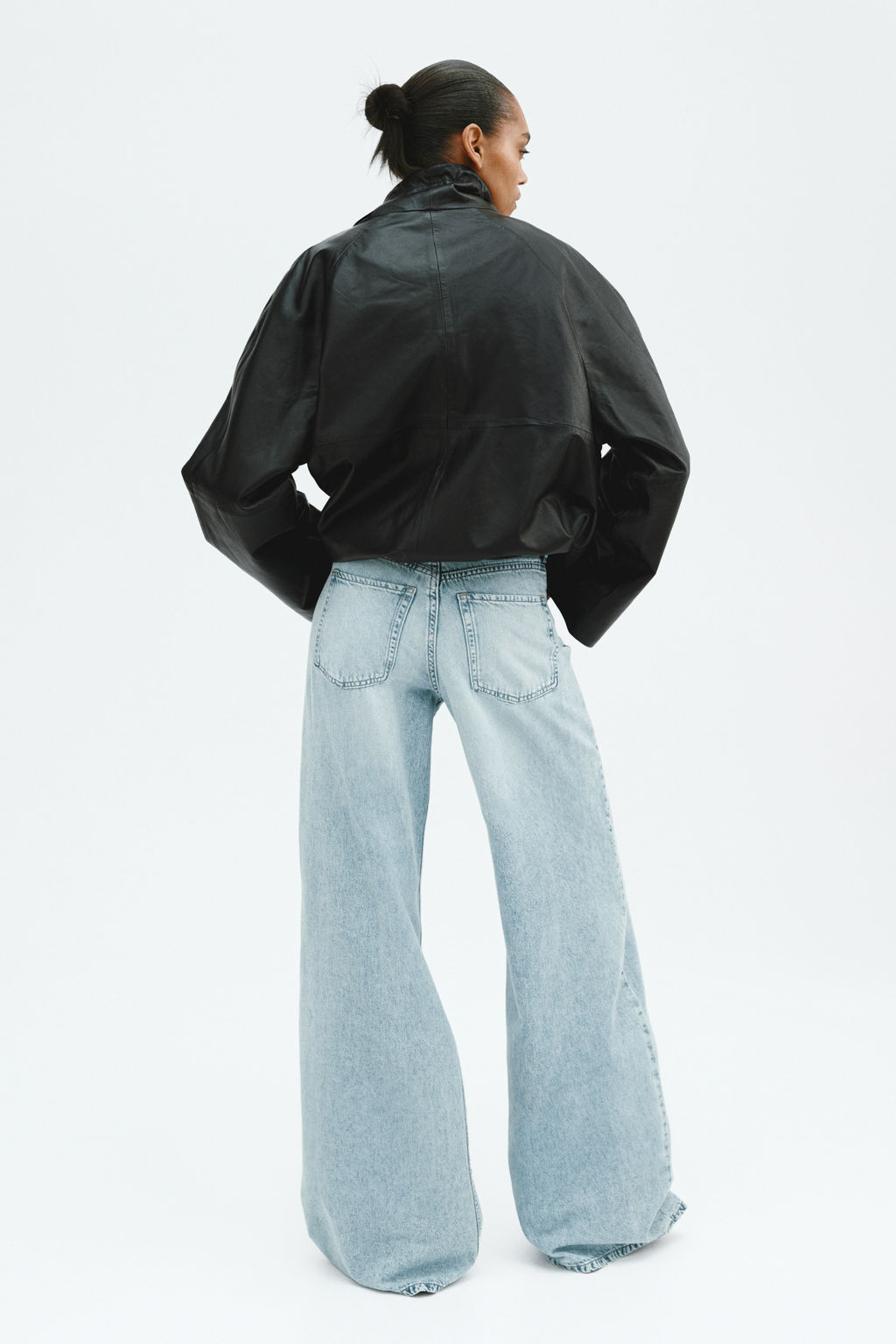 Wide High Waist Jeans - H&m фото 7
