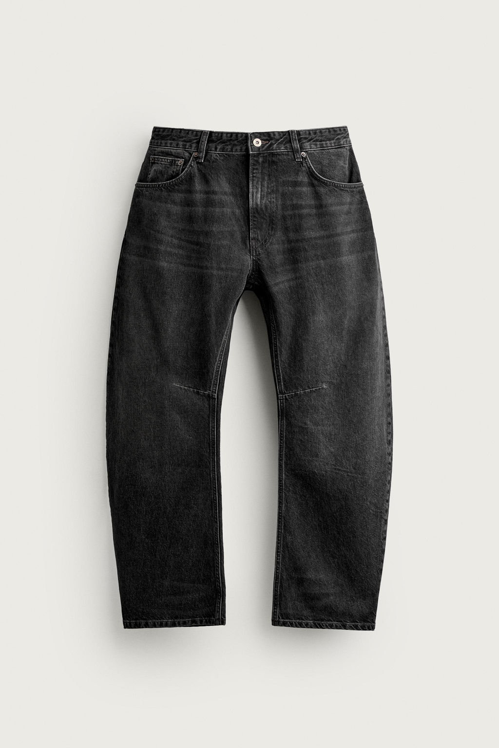 JEANS STRAIGHT BARREL FIT / Carb?n - Zara фото 7