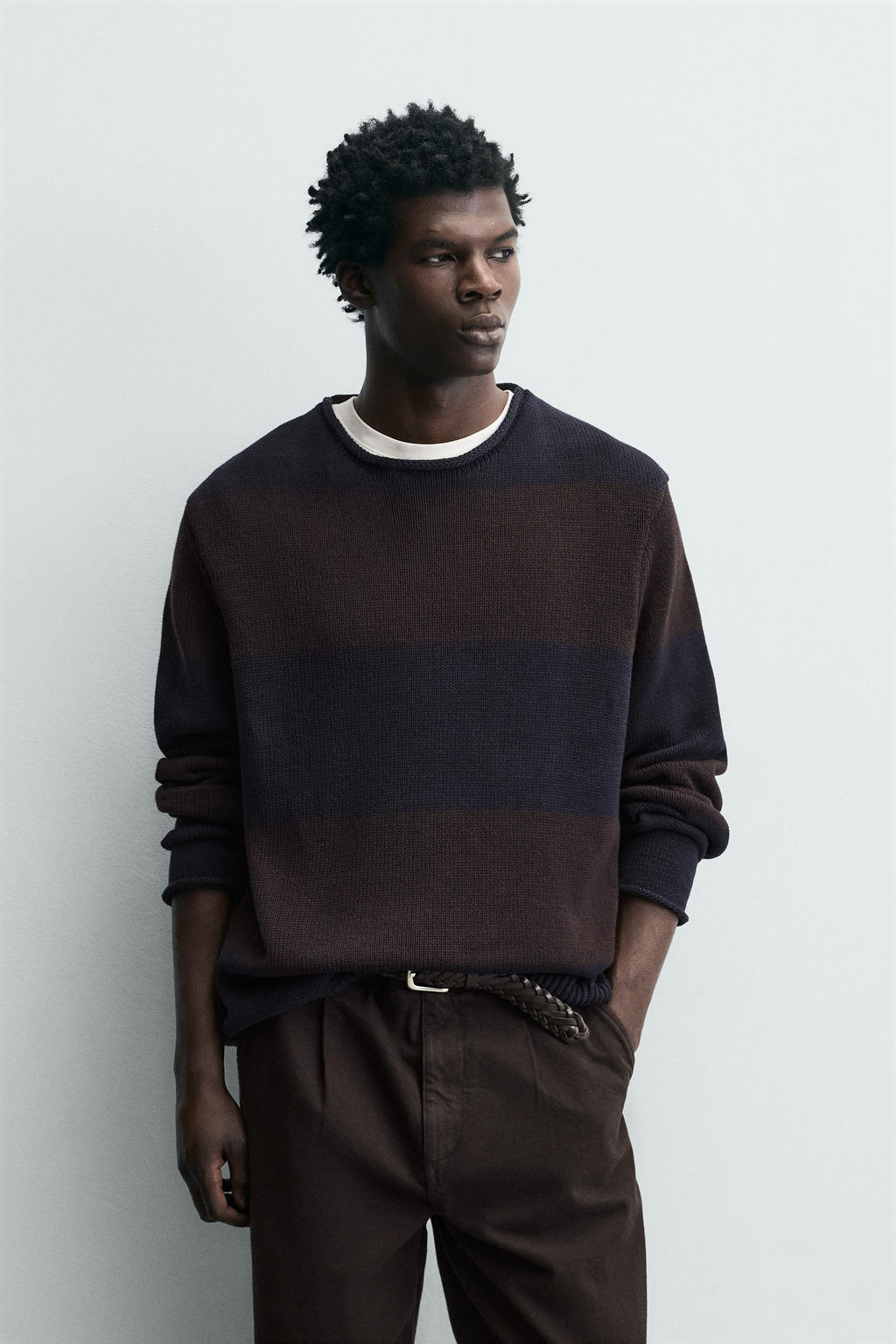 STRIPED JACQUARD JUMPER - Zara фото 2