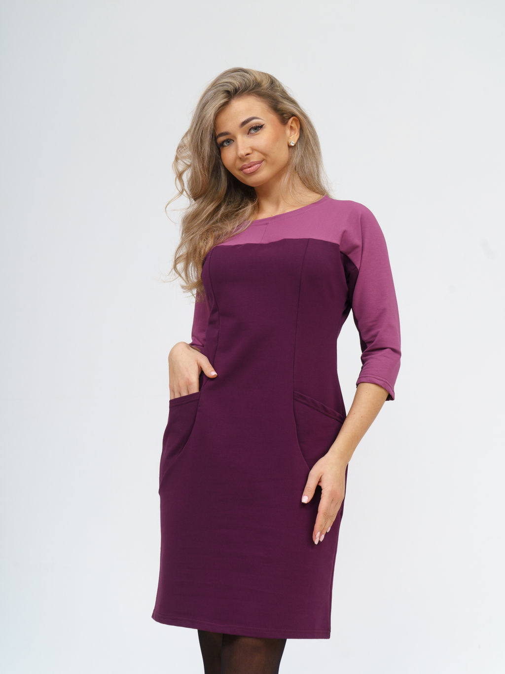 790 Платье "Винный"