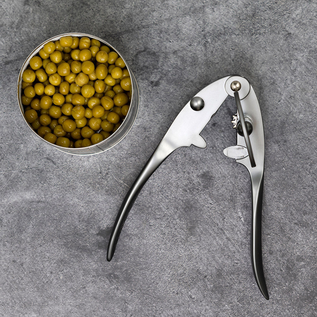 Консервовскрыватель металлический TalleR 17,1х4,2х6,6, цинковый сплав, никелированная матовая поверхность, в блистере (Китай) - Домашняя мода фото 5