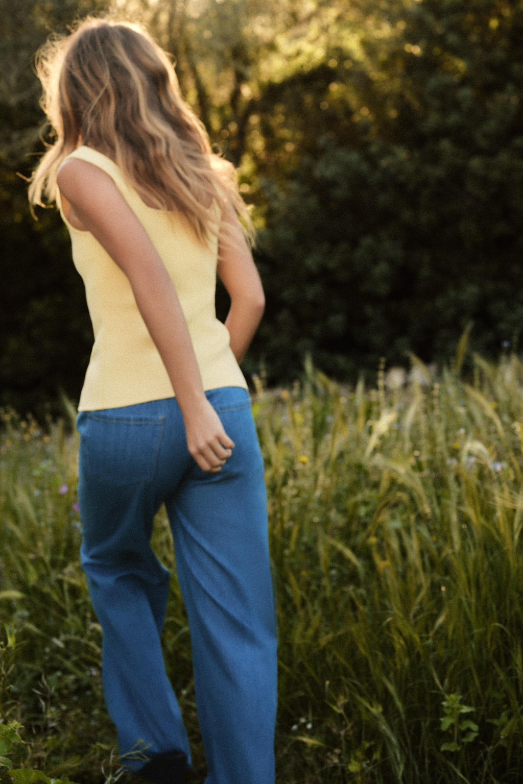 PLAIN KNIT CORSET TOP