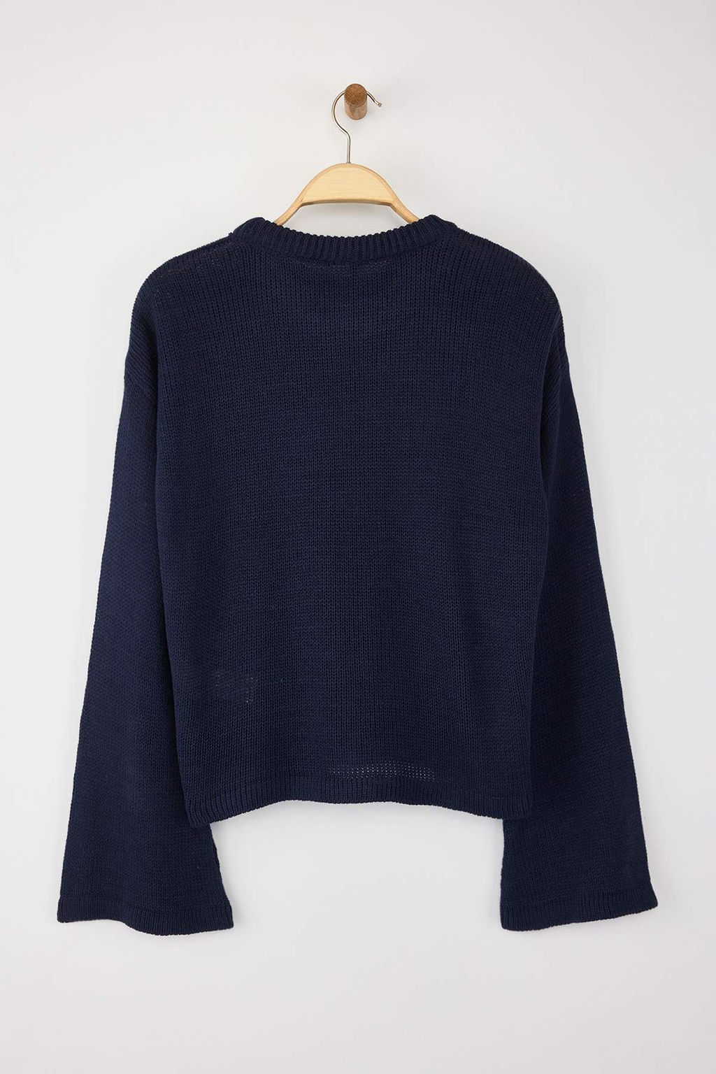 Kahverengi Genis Kal?p Yumusak Dokulu Triko Kazak TWOAW25KZ00295 - Trendyolmilla фото 16