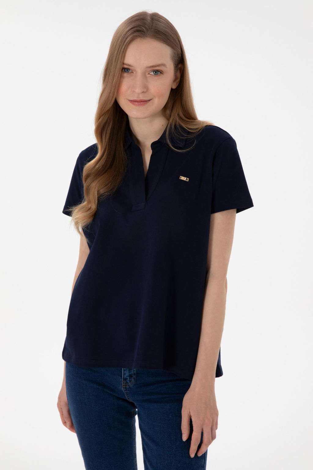 Kad_n Lacivert Basic Ti__rt Sepette S_rpriz _ndirim - U.s. polo assn фото 2