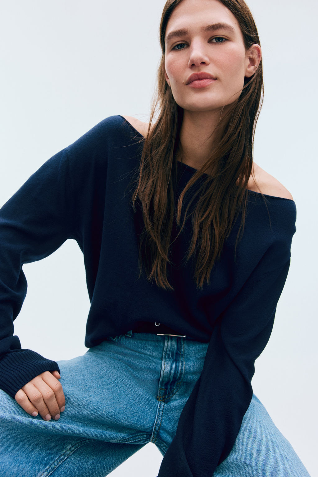 Jersey off-the-shoulder - H&m фото 7