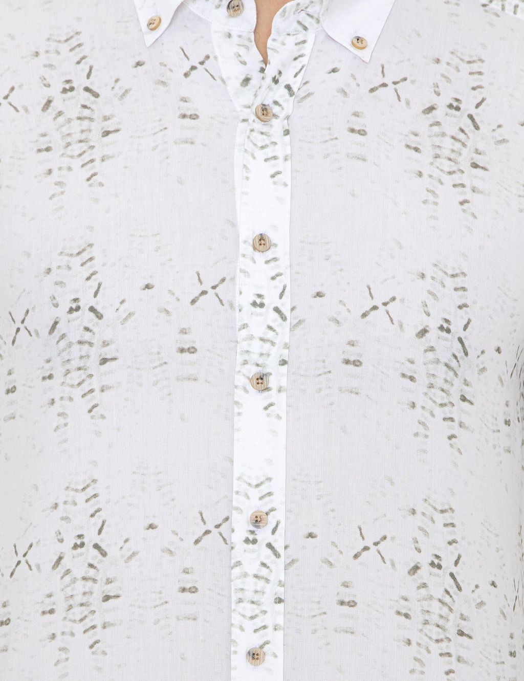 Haki Slim Fit Uzun Kollu G_mlek - Cacharel фото 6