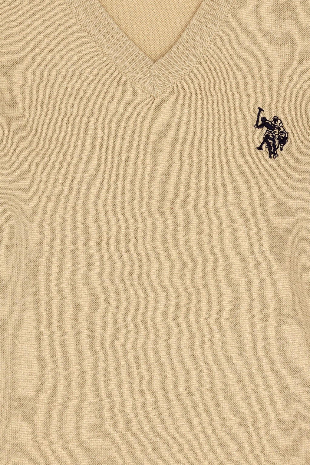 Базовый свитер светло-хаки для мальчика Неожиданная скидка в корзине - U.s. polo assn фото 4