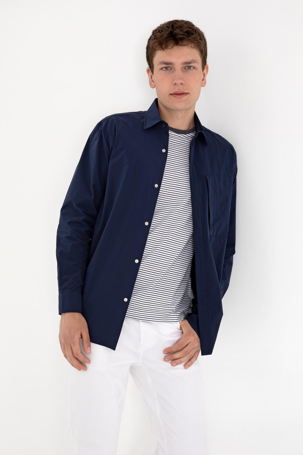 Erkek Lacivert Uzun Kollu G_mlek Sepette S_rpriz _ndirim - U.s. polo assn фото 3