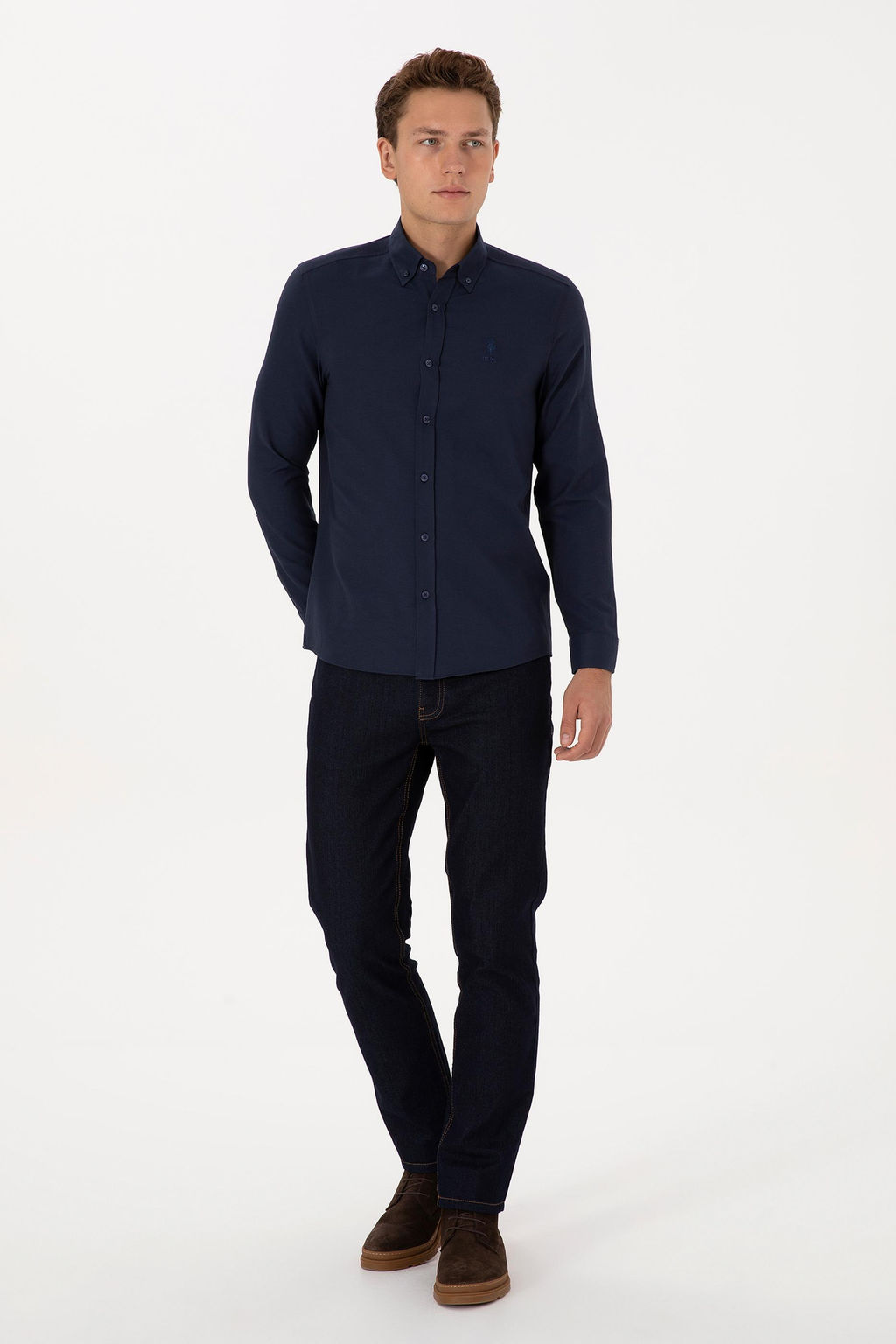 Erkek Lacivert Uzun Kollu Basic G_mlek - U.s. polo assn фото 4