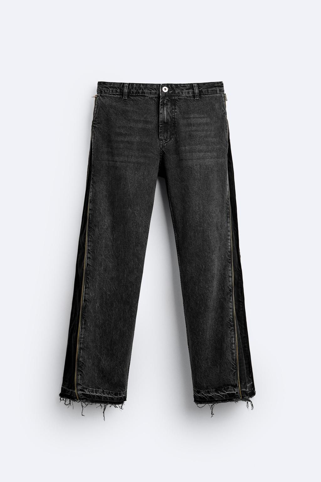 FLARED JEANS WITH ZIPS - Zara фото 18