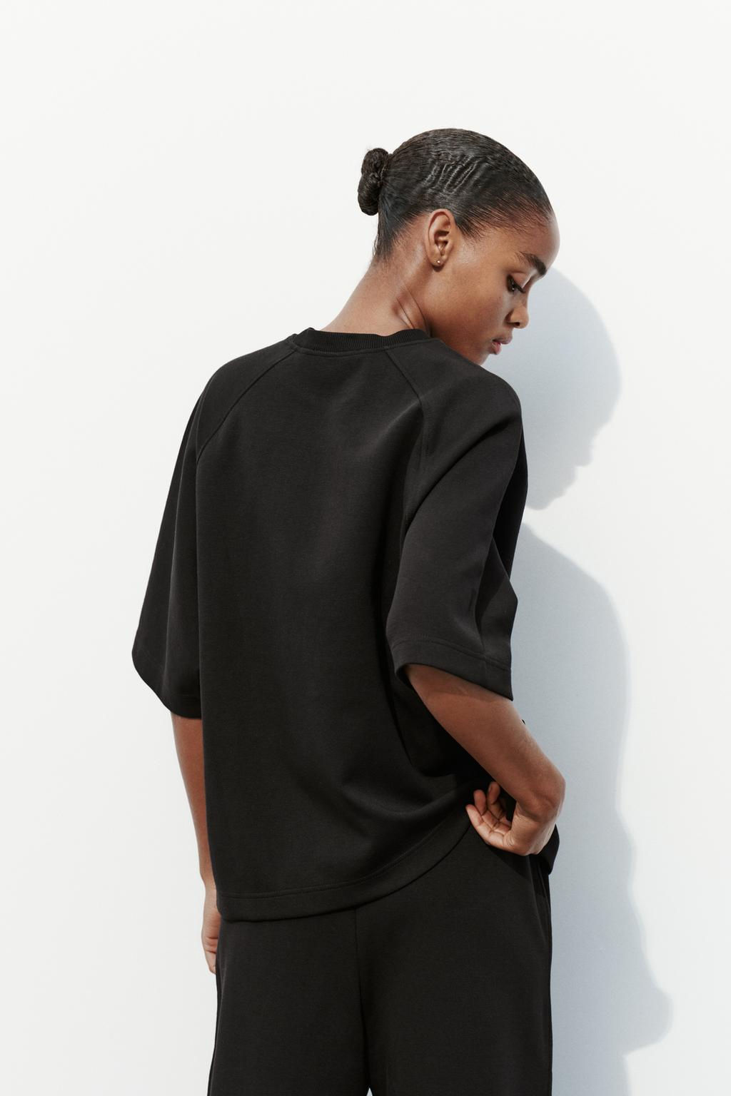 INTERLOCK OVERSIZE T-SHIRT - Zara фото 12