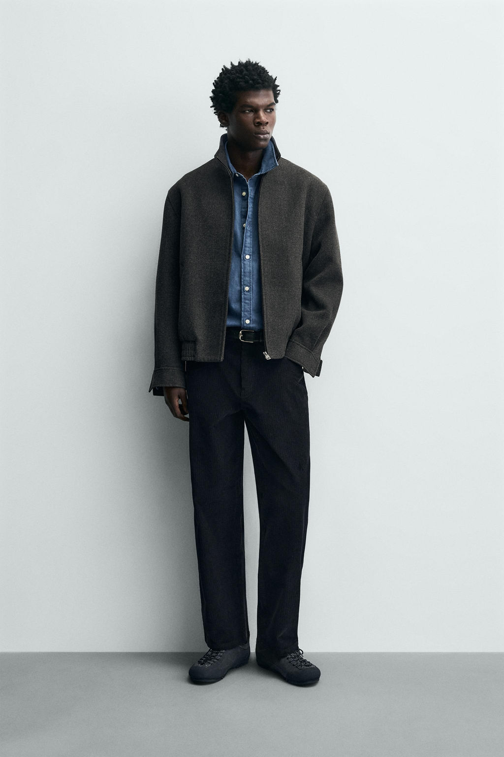 STRAIGHT-LEG CORDUROY TROUSERS - Zara фото 10