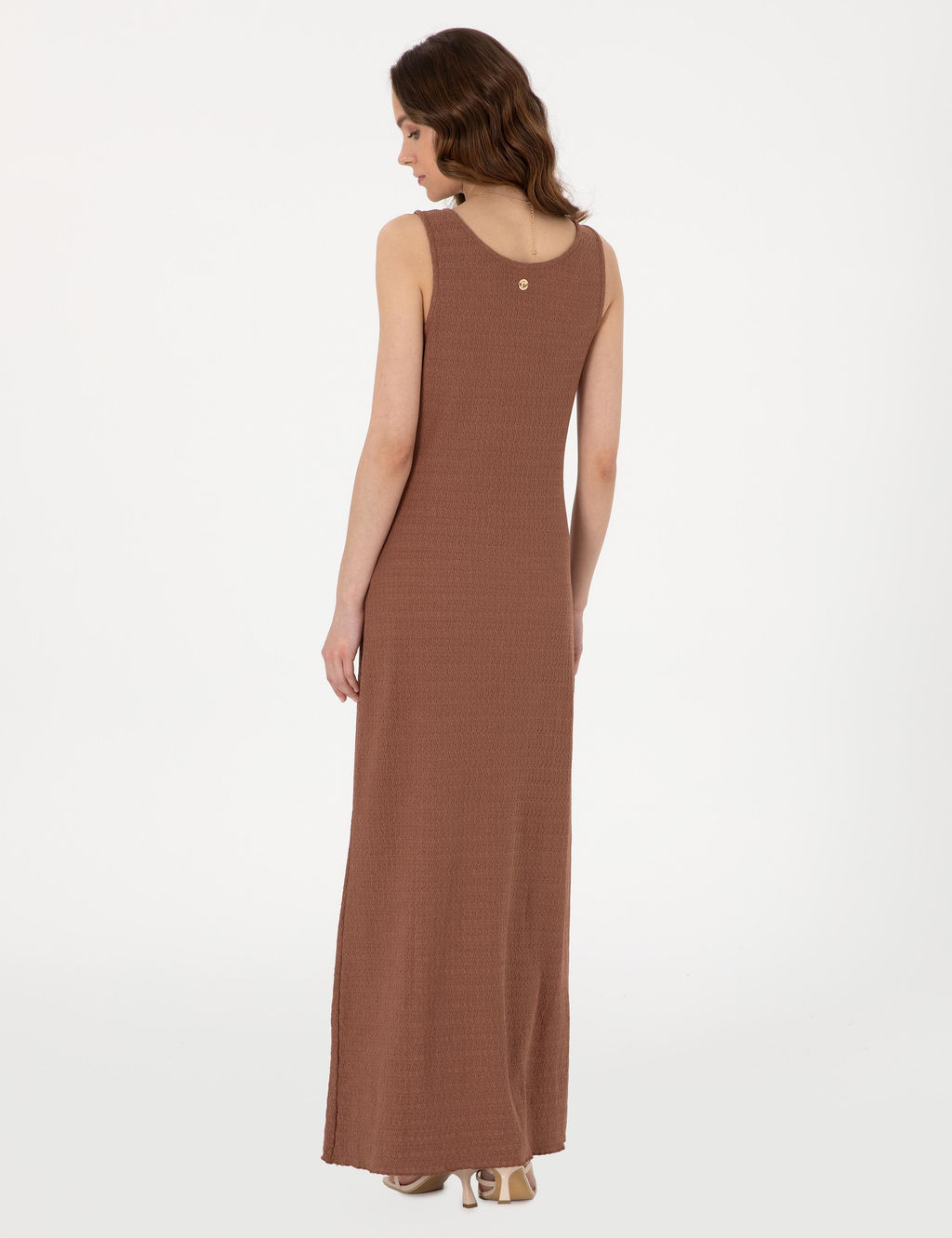 Kahverengi Slim Fit _rme Elbise - Pierre cardin фото 4