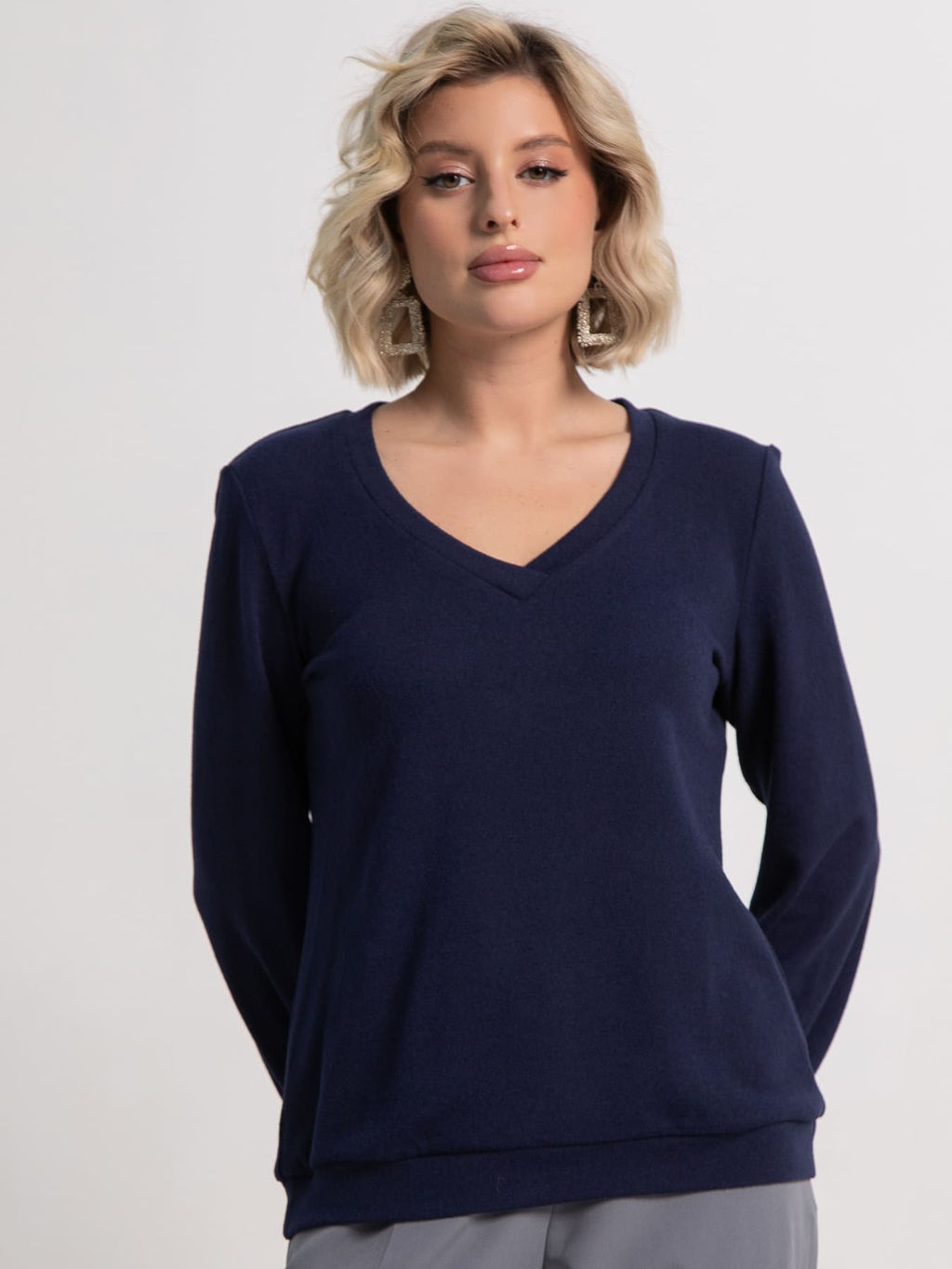 Джемпер трикотажный Мелоди (синий) Б15269-50М - Lt collection фото 6