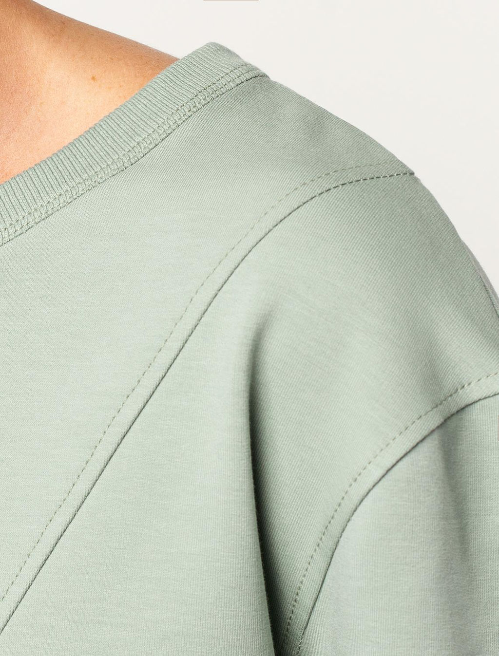 VILATTE / Джемпер из премиального футера двухнитки фото 3