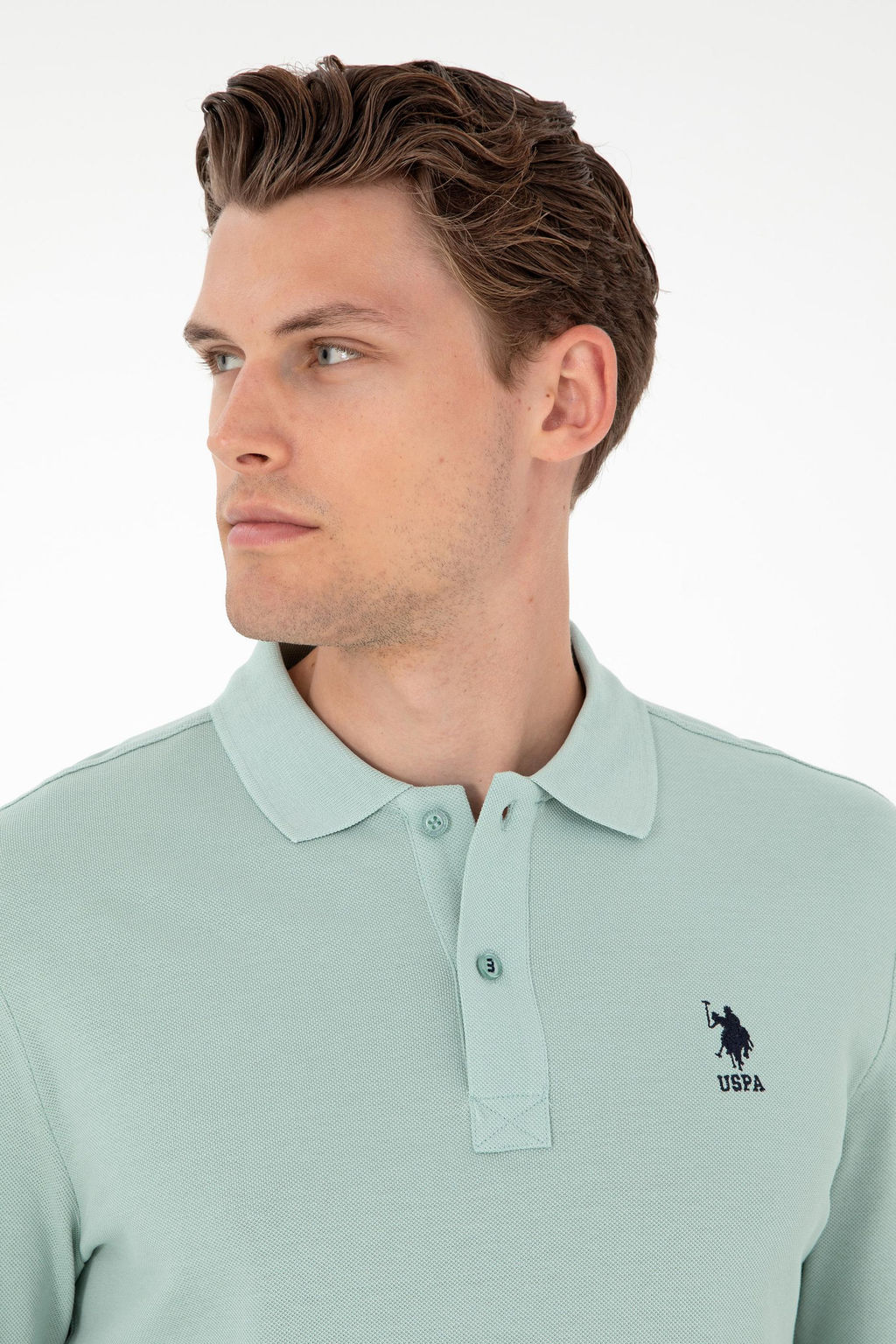 Мужская базовая толстовка зеленого цвета Неожиданная скидка в корзине - U.s. polo assn фото 2