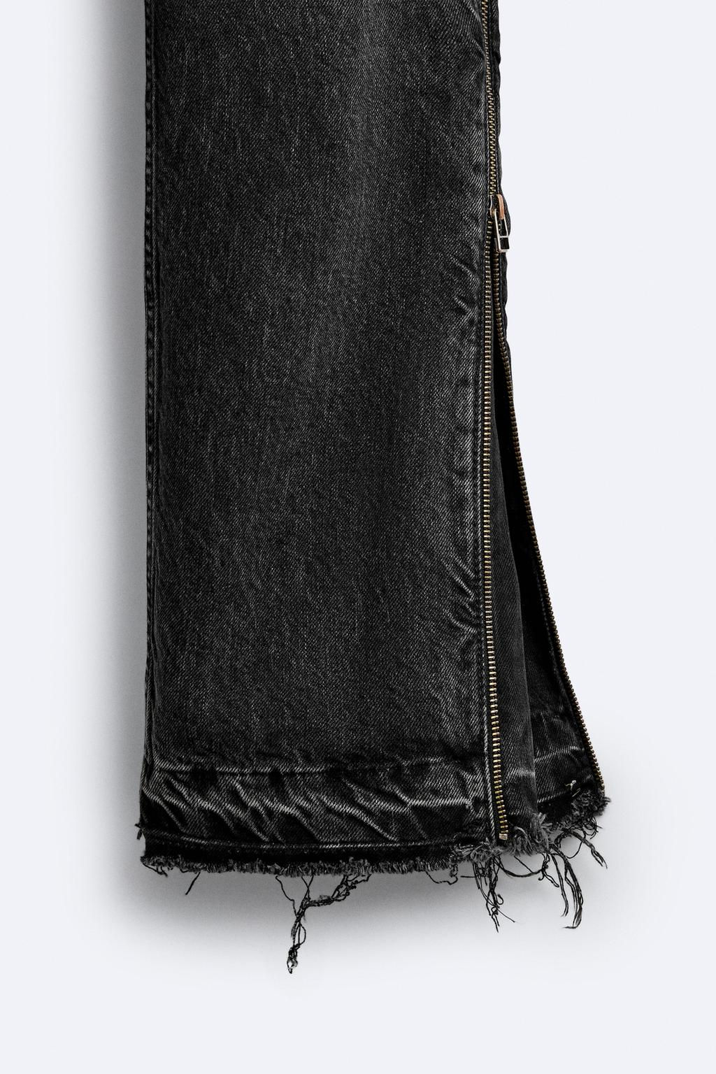 FLARED JEANS WITH ZIPS - Zara фото 22