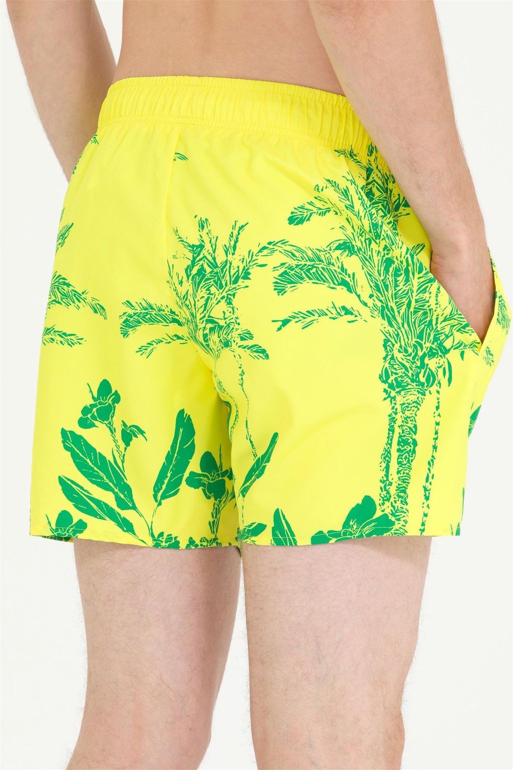 Мужские зеленые шорты для плавания - U.s. polo assn фото 4