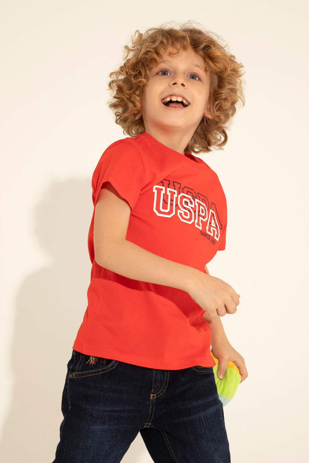 U. S. Polo Assn / Красная базовая футболка с круглым вырезом для мальчиков - U.s. polo assn фото 8