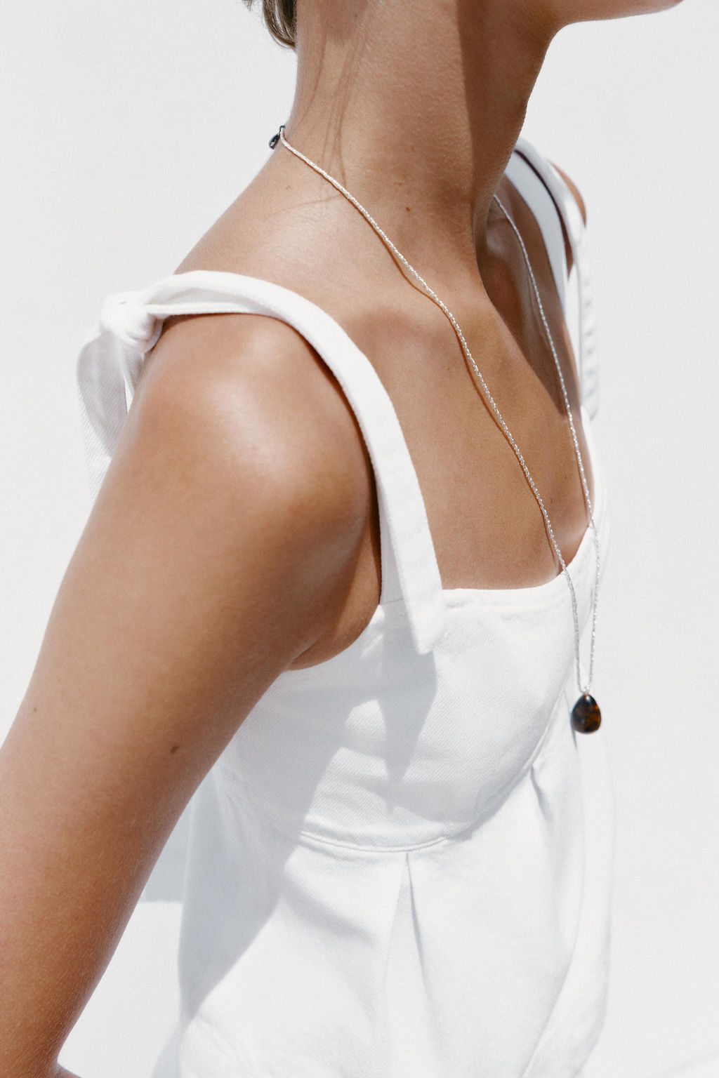 Z1975 DENIM STRAPPY TOP - Zara фото 4