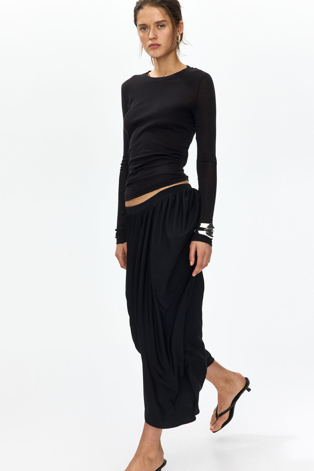 Pantal?n barrel cropped - H&m фото 2