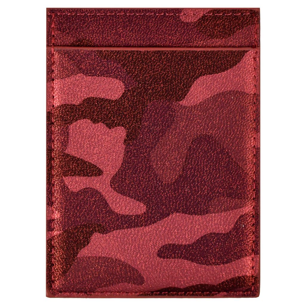 Чехол д/пласт. карт арт.47747/50 КАМУФЛЯЖ КРАСНЫЙ МЕТАЛЛИК - Escalada фото 3