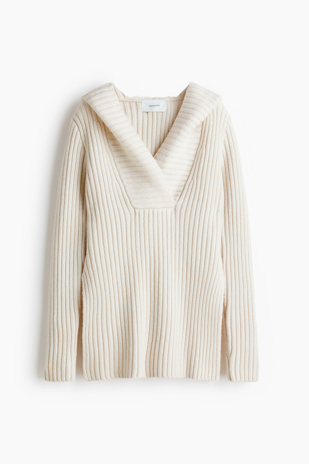 Jersey de lana con capucha