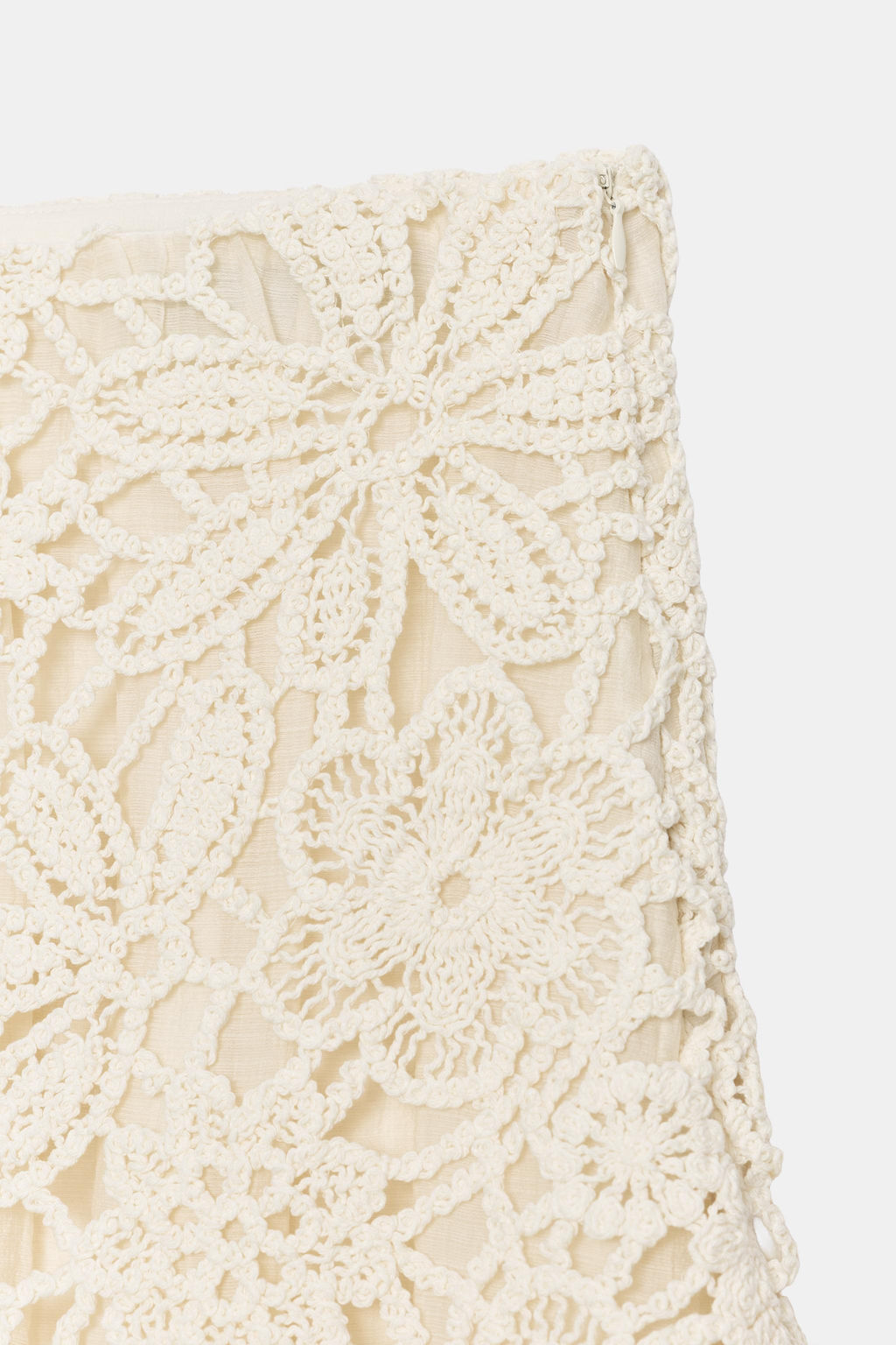 FALDA MIDI COMBINADA CROCHET / Crudo - Zara фото 11