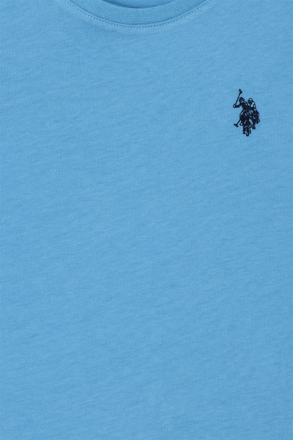 Детская бирюзовая футболка с круглым вырезом Неожиданная скидка в корзине - U.s. polo assn фото 3