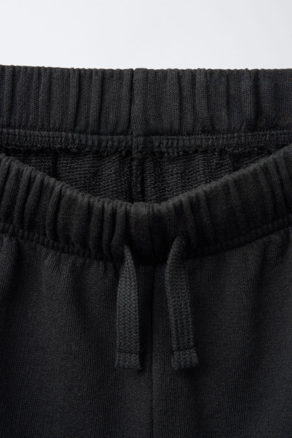 STRAIGHT-LEG WASHED-EFFECT STAR PLUSH BERMUDA SHORTS - Zara фото 3