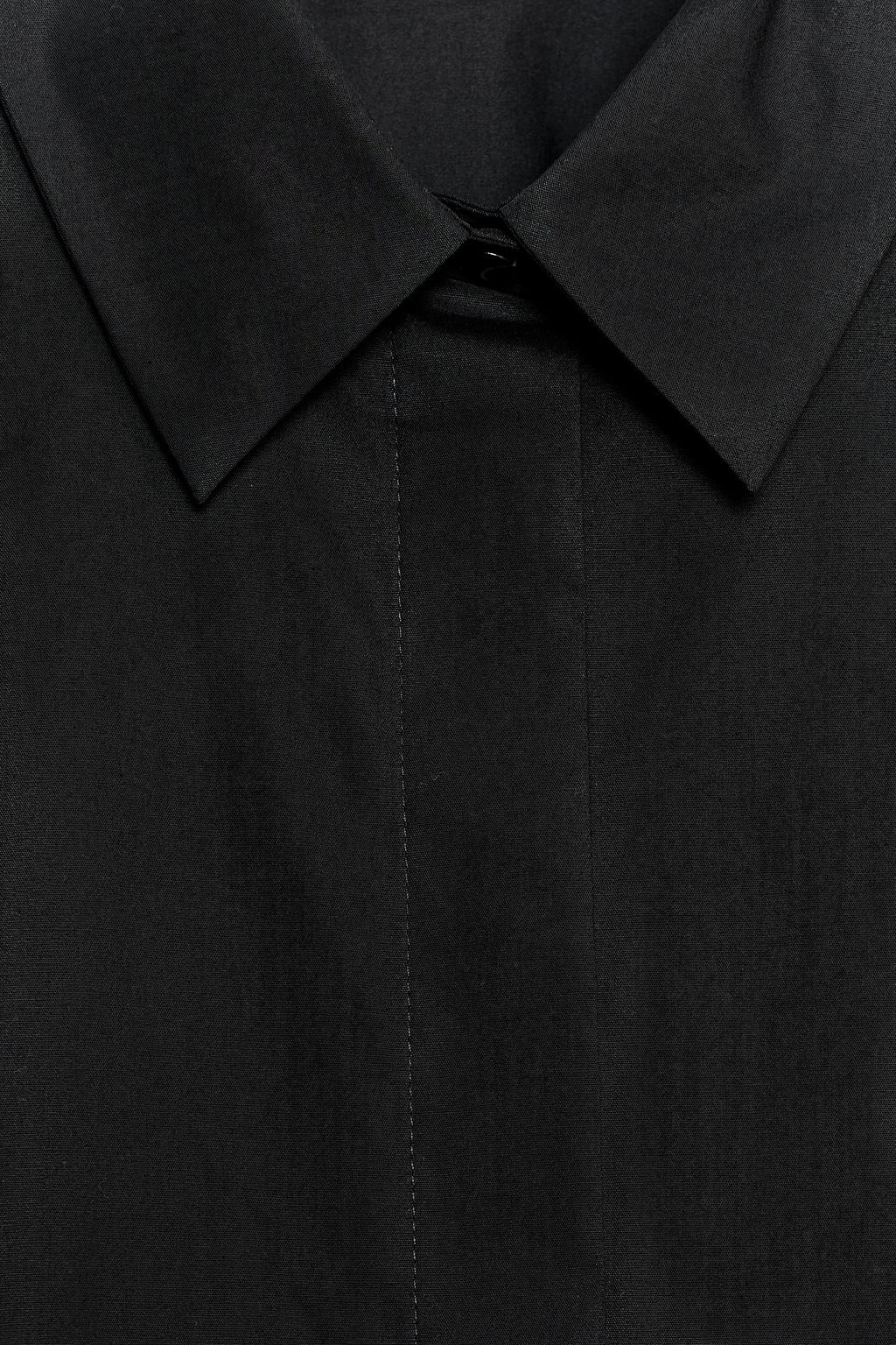 WIDE-SLEEVE POPLIN SHIRT - Zara фото 12