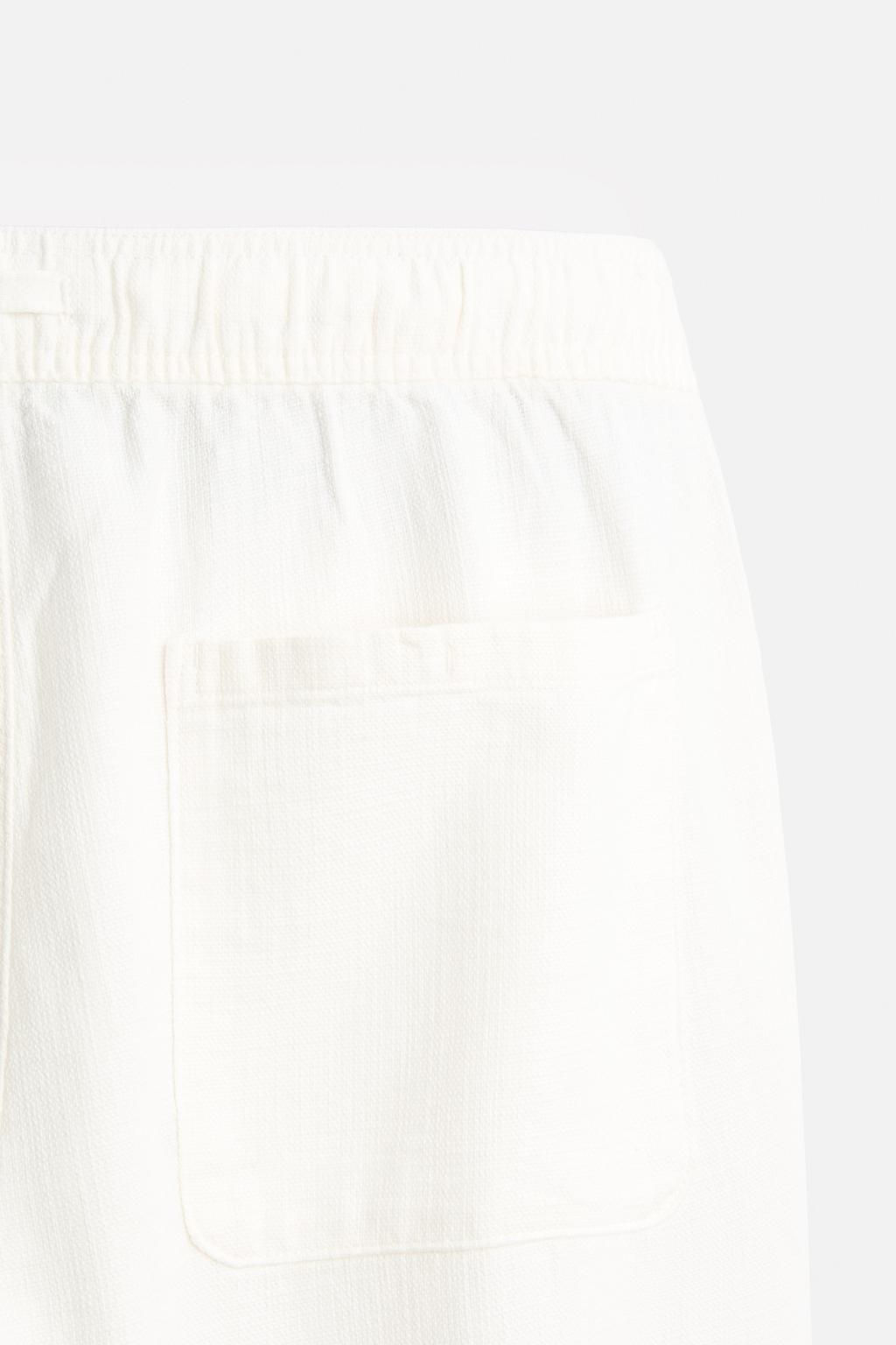 BELI LASTIKLI DOKULU PANTOLON - Zara фото 9