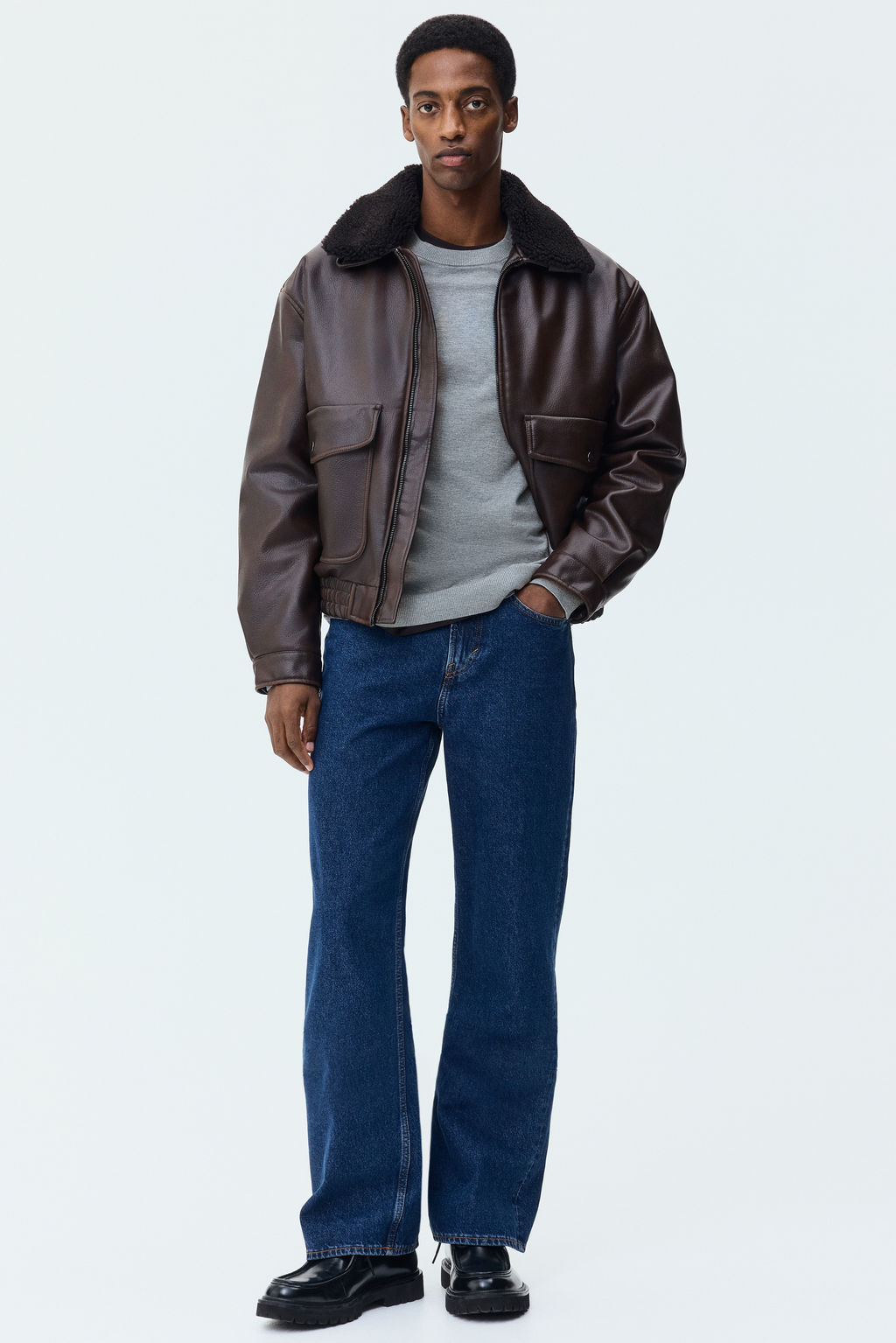 Jersey en punto fino Regular Fit - H&m фото 6