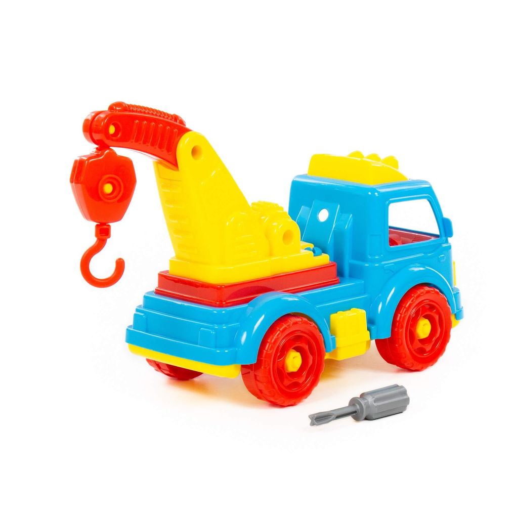 Конструктор-транспорт Автомобиль-эвакуатор (38 элементов) (в коробке) - Полесье фото 4