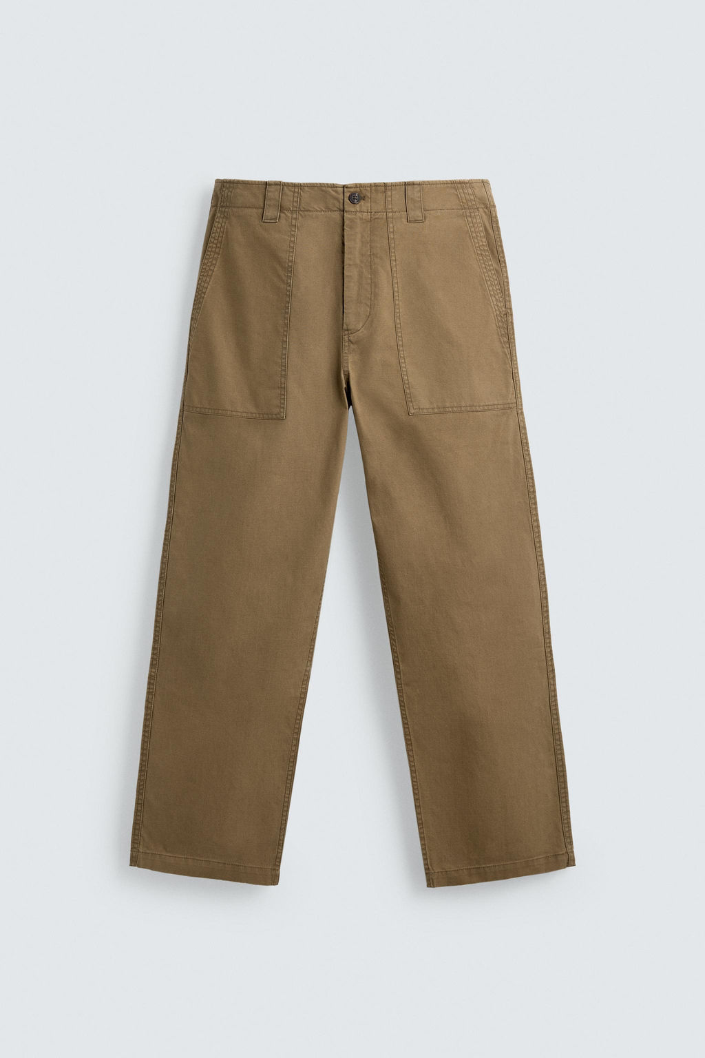 FADED STRAIGHT-LEG TROUSERS - Zara фото 6