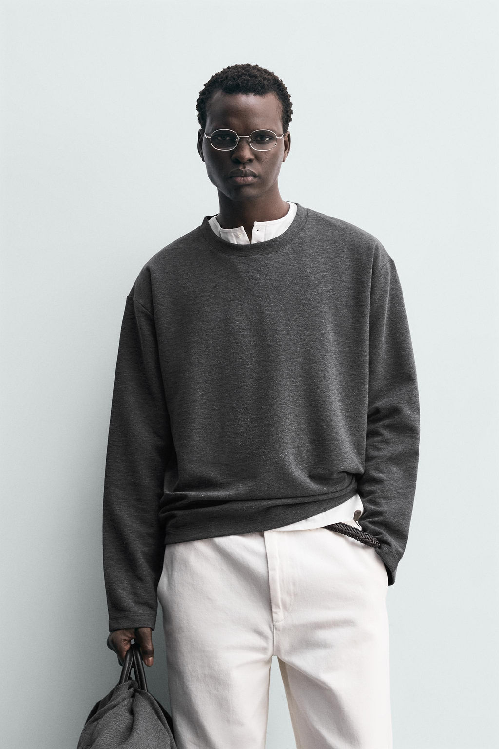 RELAXED FIT TEXTURED T-SHIRT - Zara фото 2