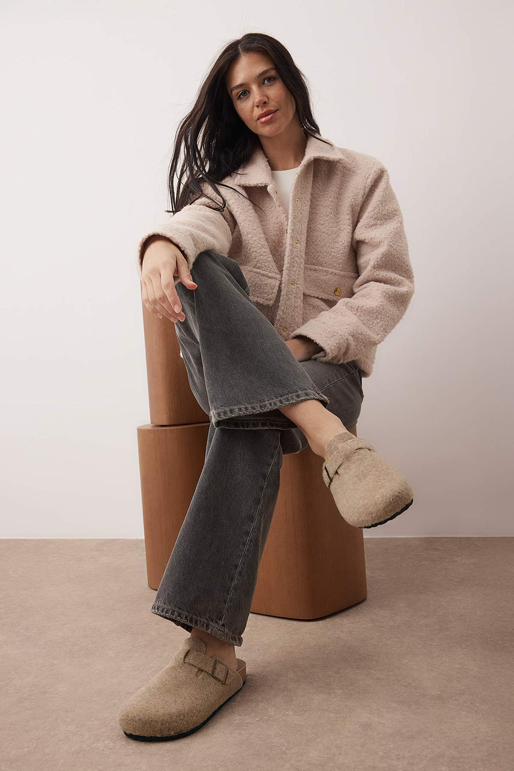 Trendyol Shoes Kahverengi Duz Kad?n Sabo Terlik TAKSS25TE00001 - Trendyolmilla фото 26