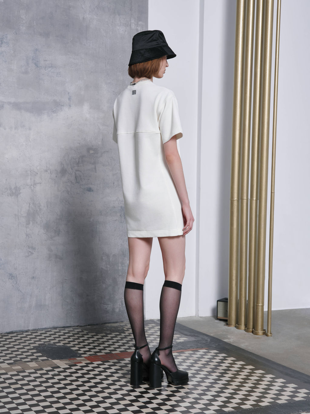 CONTE LPL 2579 Платье женское off-white - Conte elegant фото 4