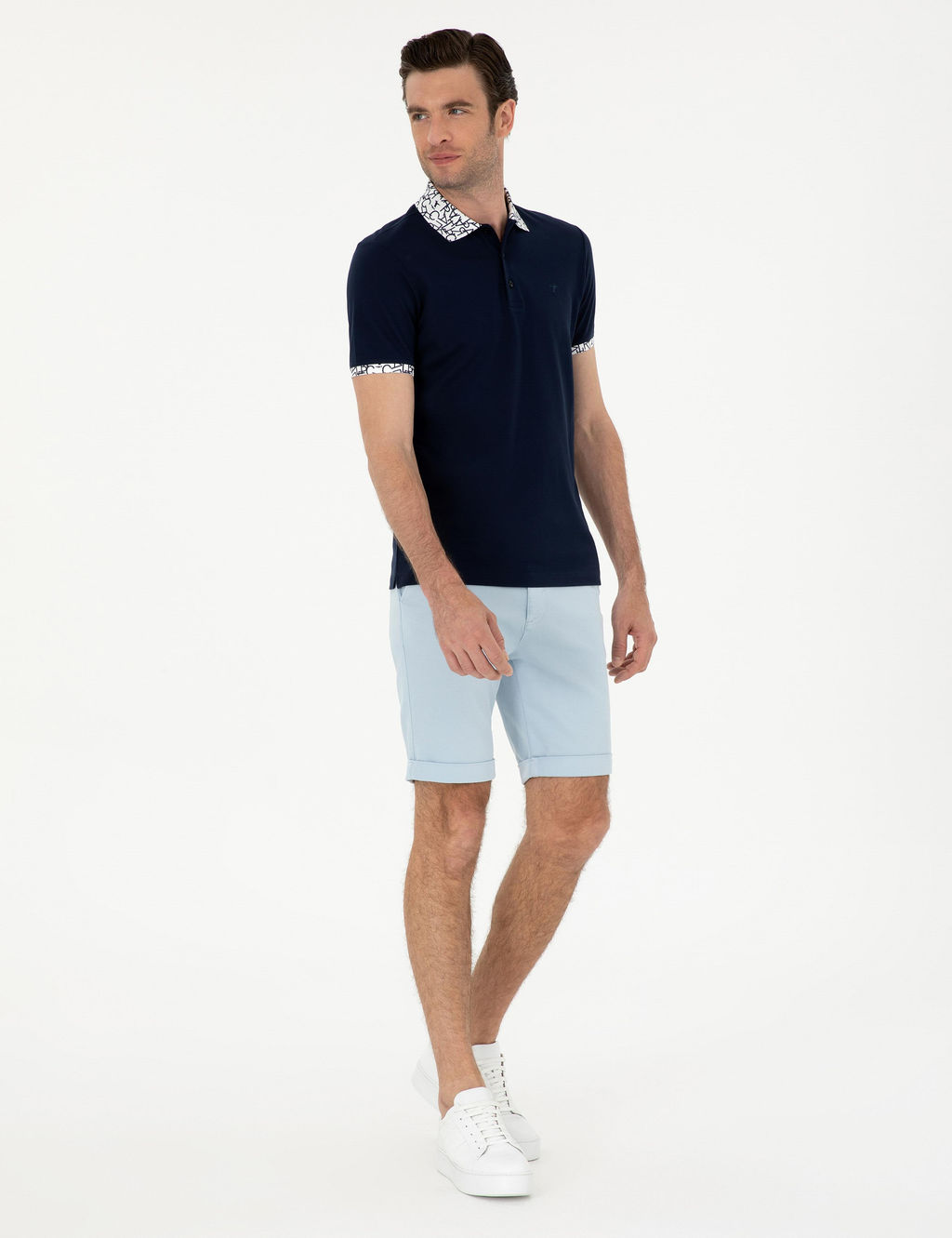 Mavi Regular Fit Dokuma _ort