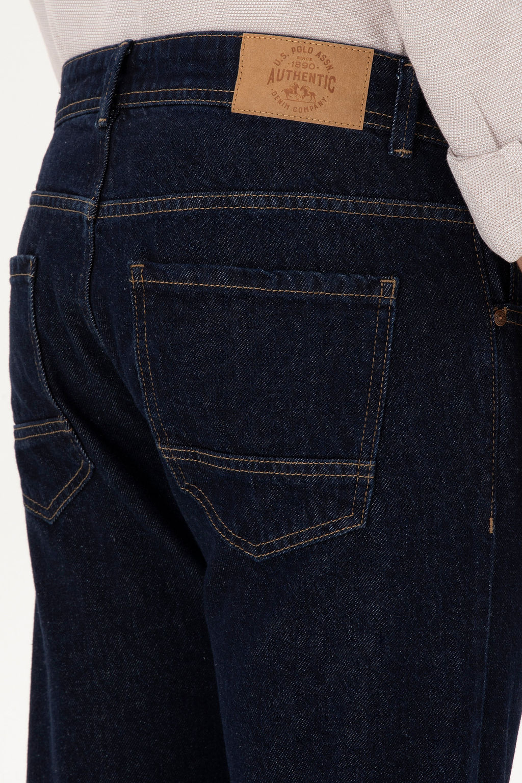 Мужские темно-синие джинсовые брюки - U.s. polo assn фото 12