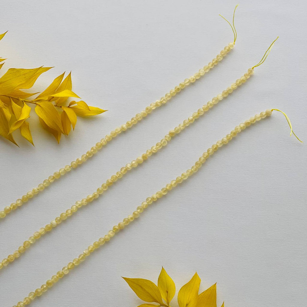 Бусины для украшений из Селенита