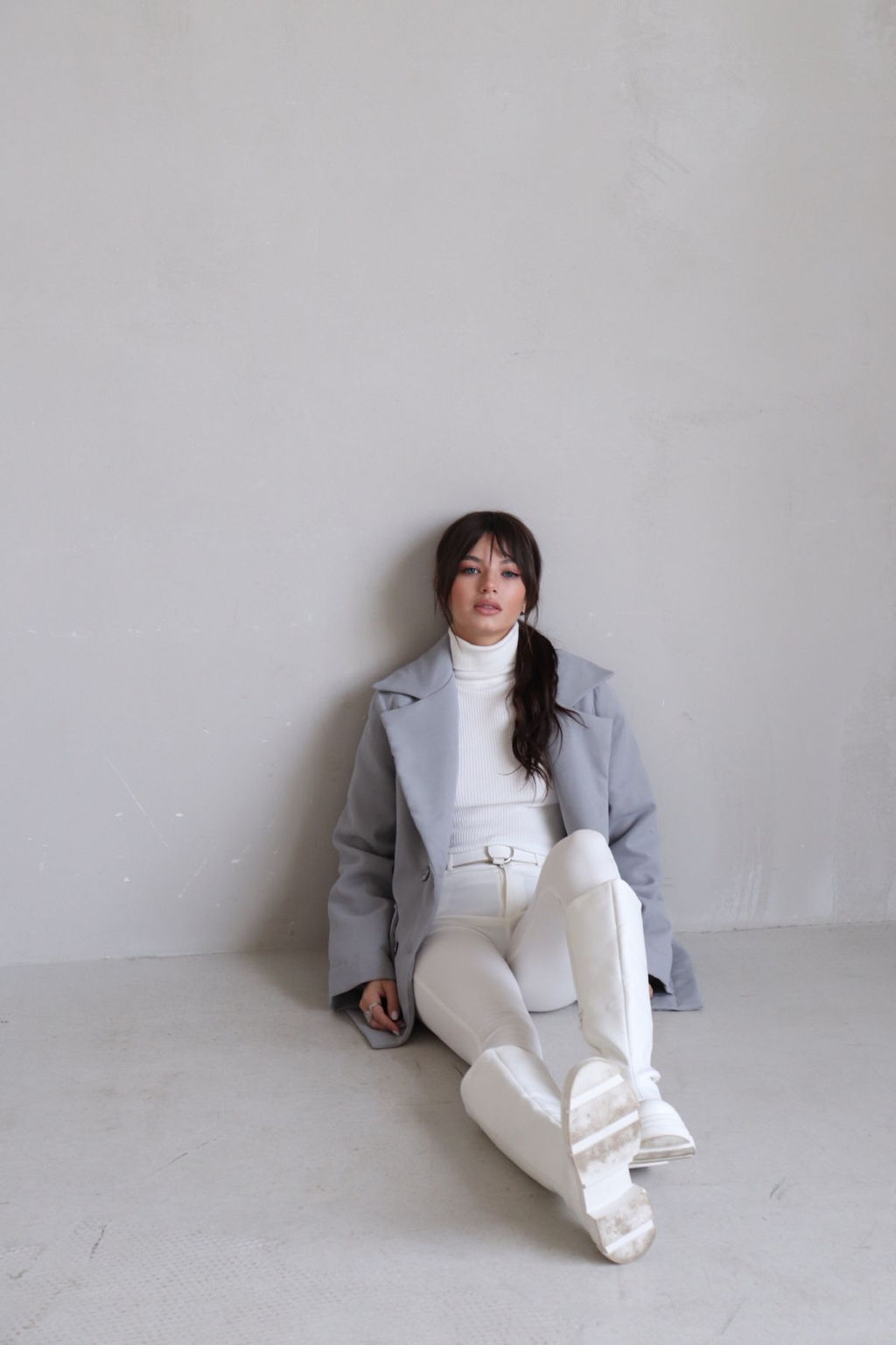 Martichelli Куртка утеплённая светло-серая  фото 2