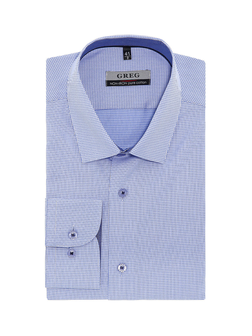 Сорочка мужская длинный рукав GREG 214/231/0290/Z/1p  фото 3