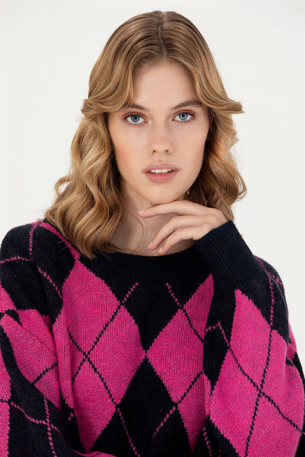 Женский темно-синий свитер с круглым вырезом Неожиданная скидка в корзине - U.s. polo assn фото 2