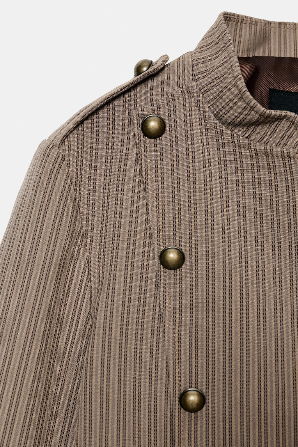 STRIPED FITTED BLAZER - Zara фото 11