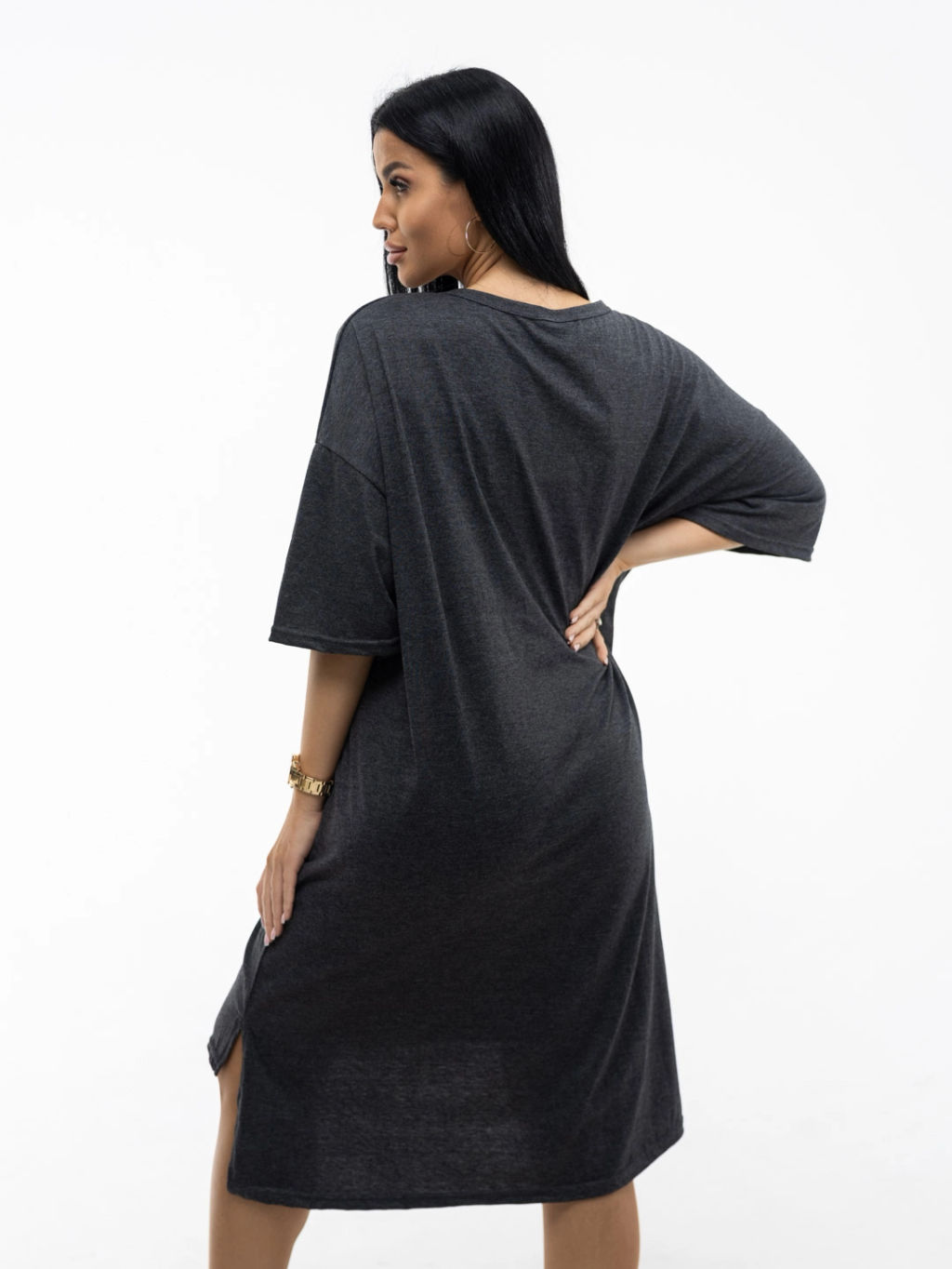 Туника женская, цвет серый